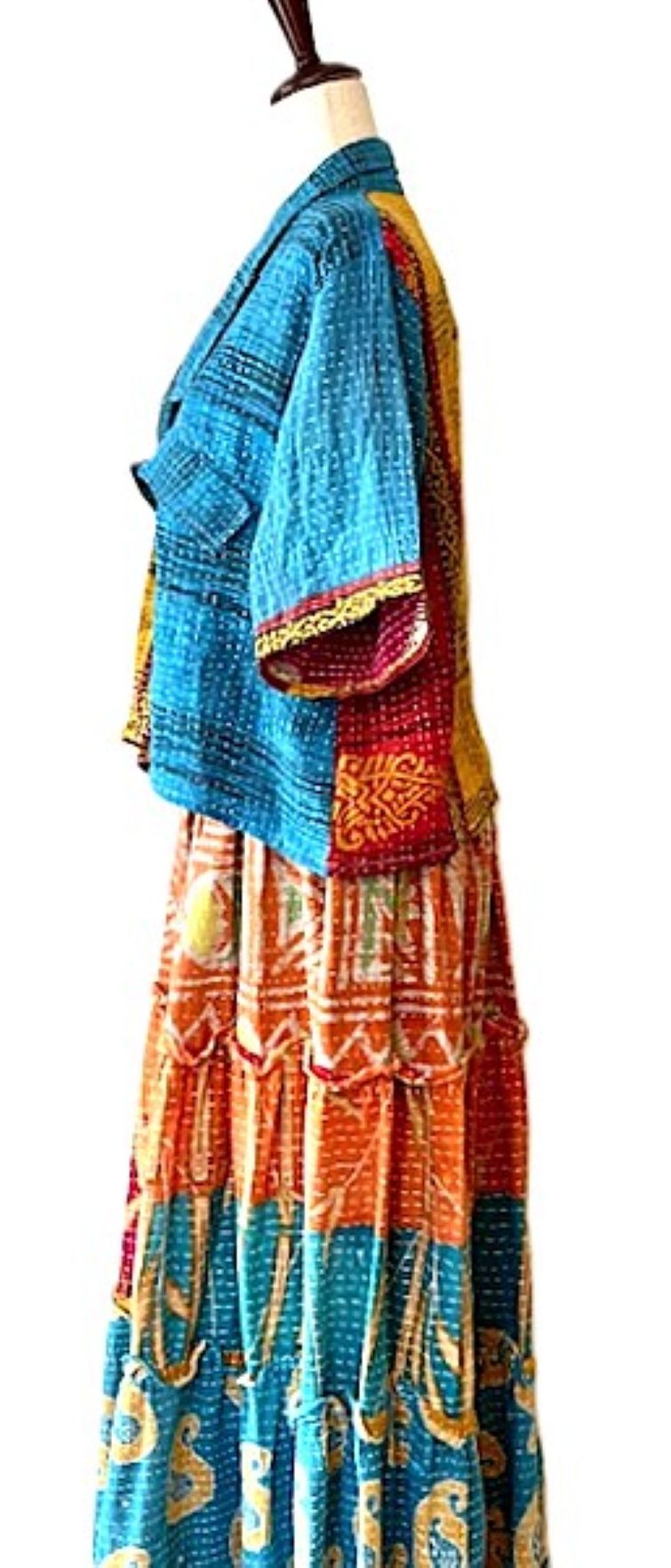 Kantha Bae Clarity Crop Tops Are The "Camp" Shirts Of The Season (Blue)