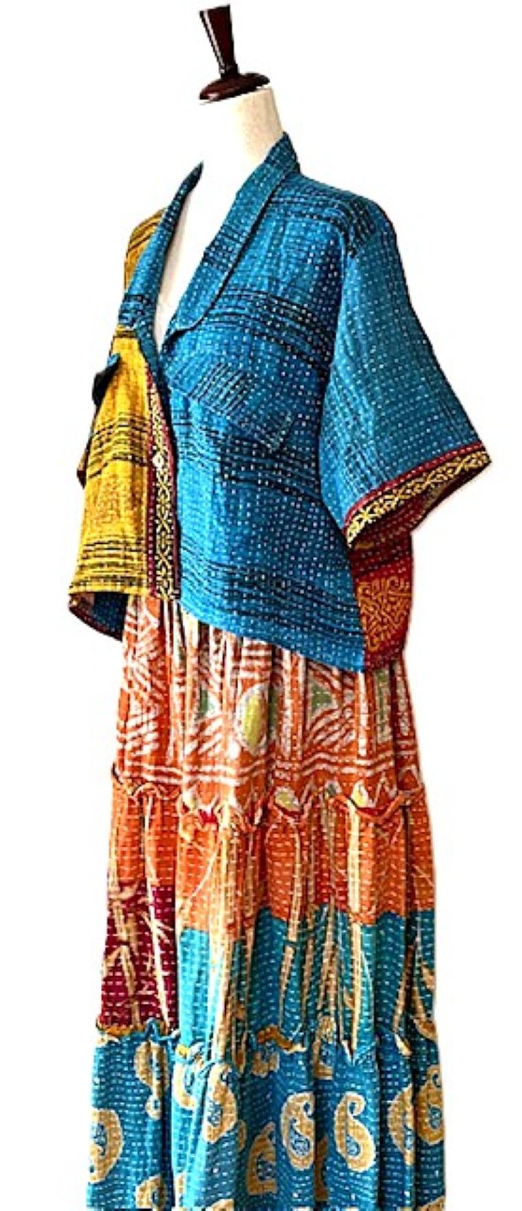 Kantha Bae Clarity Crop Tops Are The "Camp" Shirts Of The Season (Blue)