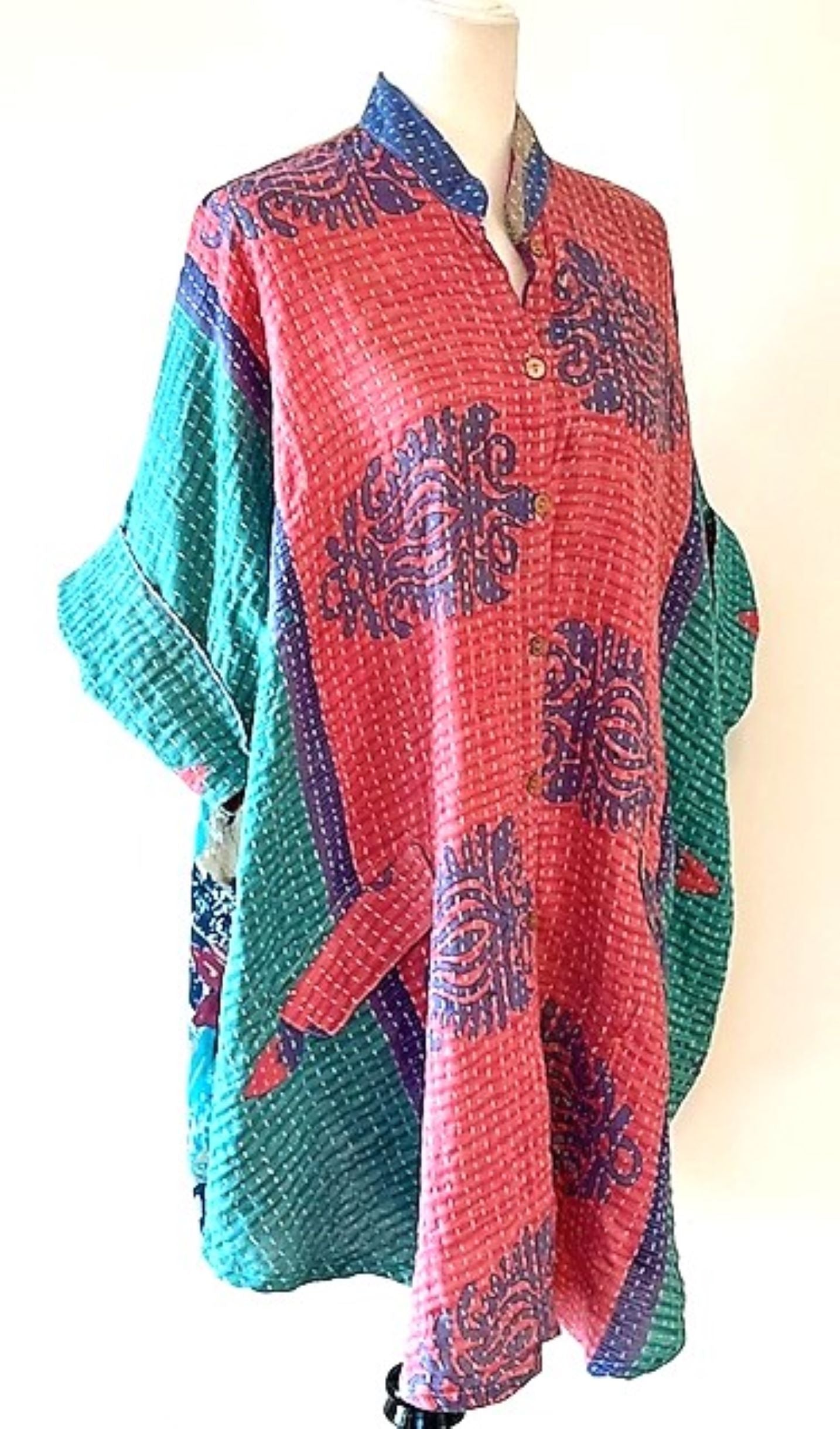 Kantha Bae Free To Be Tunic: Always A Best Seller (Turquoise)
