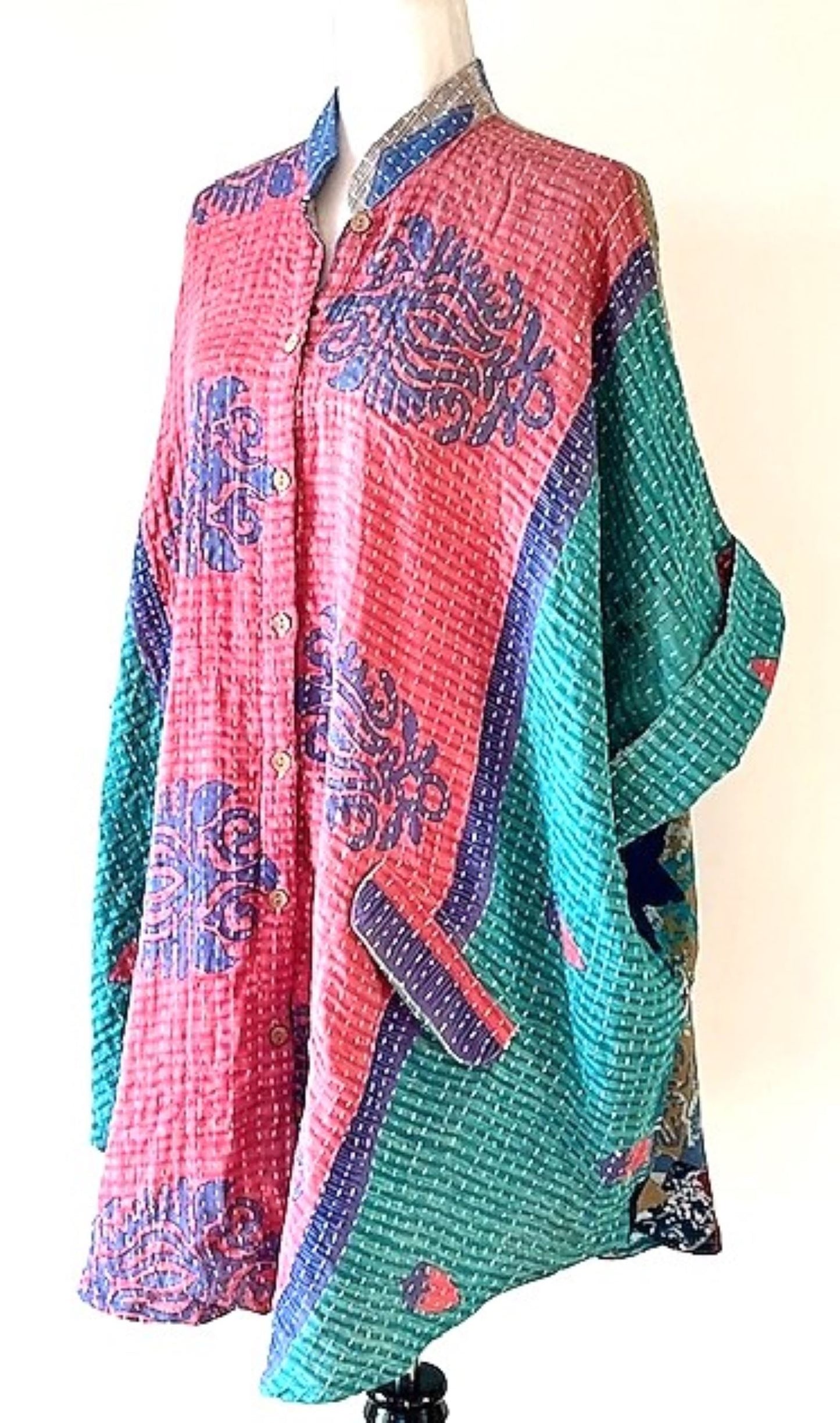 Kantha Bae Free To Be Tunic: Always A Best Seller (Turquoise)