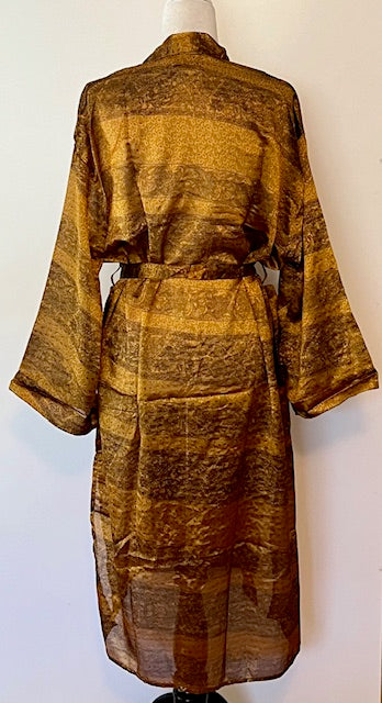 Sari Silk Blend Dress Is Unique And Different. A Knock-out.