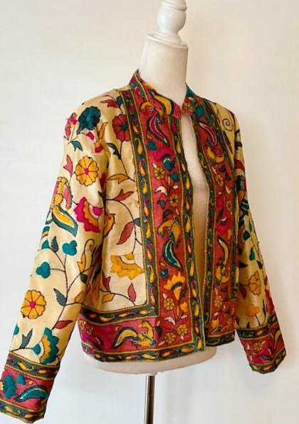 Phulkari Embroidered Vintage Stylish Designer Jacket Is Exceptional (Mixed)