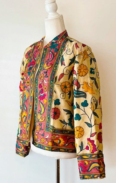 Phulkari Embroidered Vintage Stylish Designer Jacket Is Exceptional (Mixed)