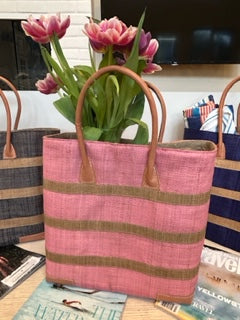 Stylish Raffia Beach Tote Bags In 3 Different Colors
