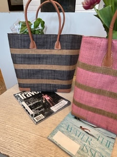 Stylish Raffia Beach Tote Bags In 3 Different Colors