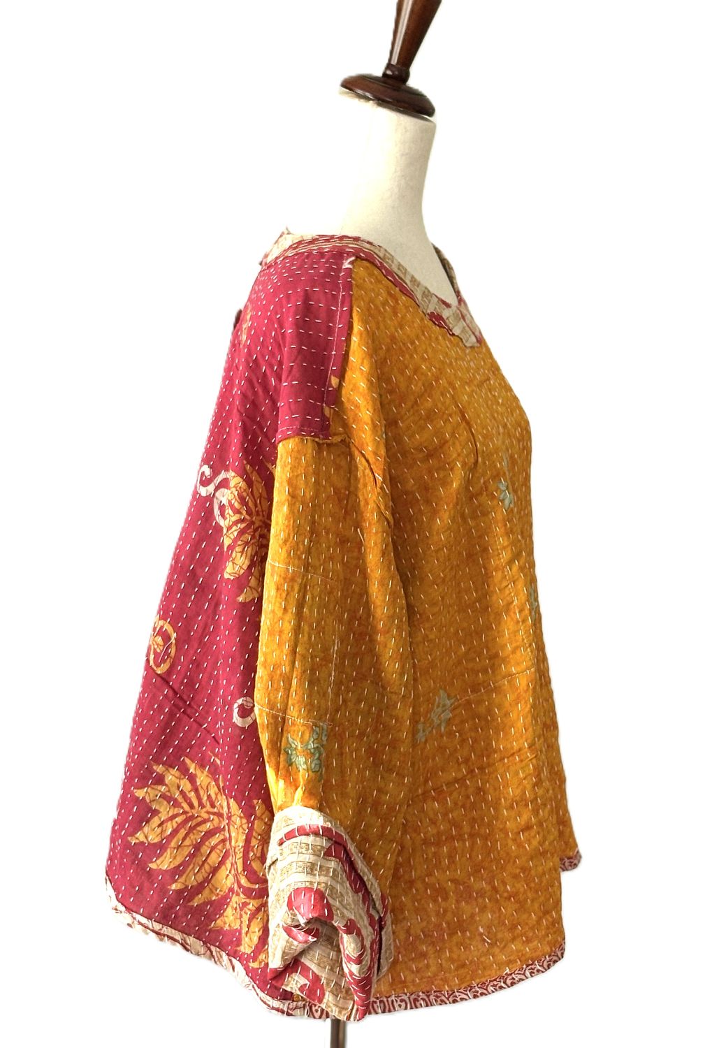 Pareo Kantha Wanderer Pocket Crop Top (Bronze)