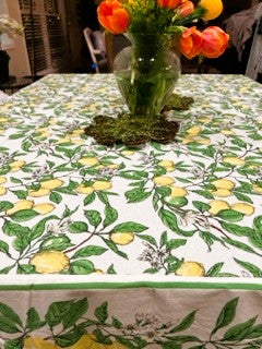 Life Dealing You Lemons? Lucky you! Full Apron Tea Towels Set. Tablecloth And Napkins.