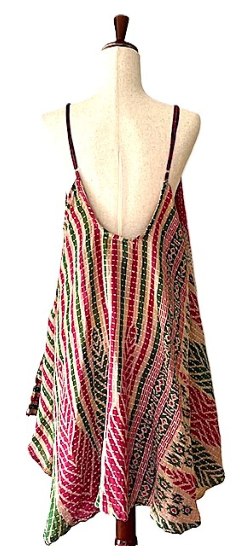 Kantha Bae Moonchild Mini Sundress Is A Fashion Win! (Purple Olive)
