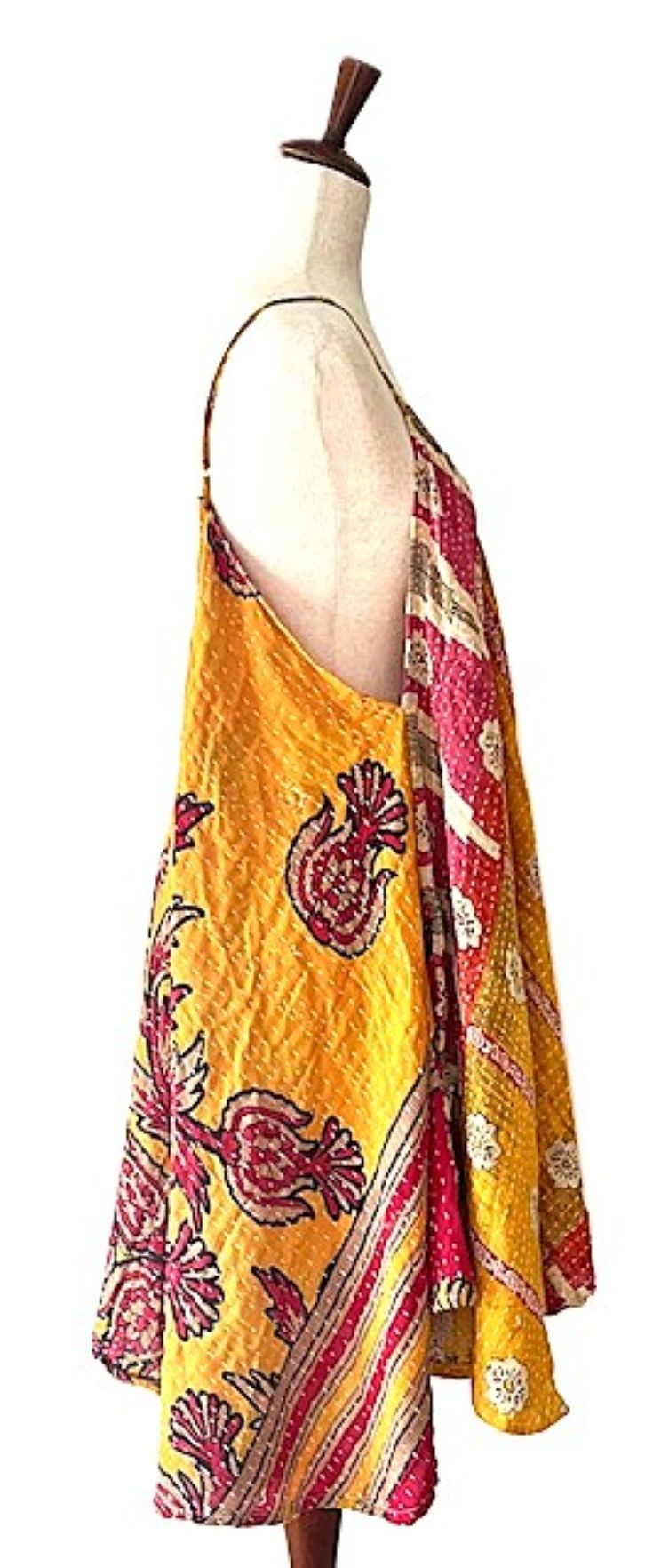 Kantha Bae Moonchild Mini Sundress Is A Fashion Win! (Mustard Red)
