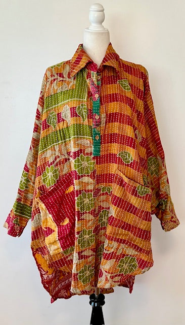 Kantha Bae Poetic Tunic is Super Stylish, (Multi Stripe)