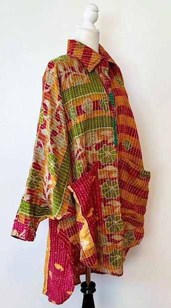 Kantha Bae Poetic Tunic is Super Stylish, (Multi Stripe)