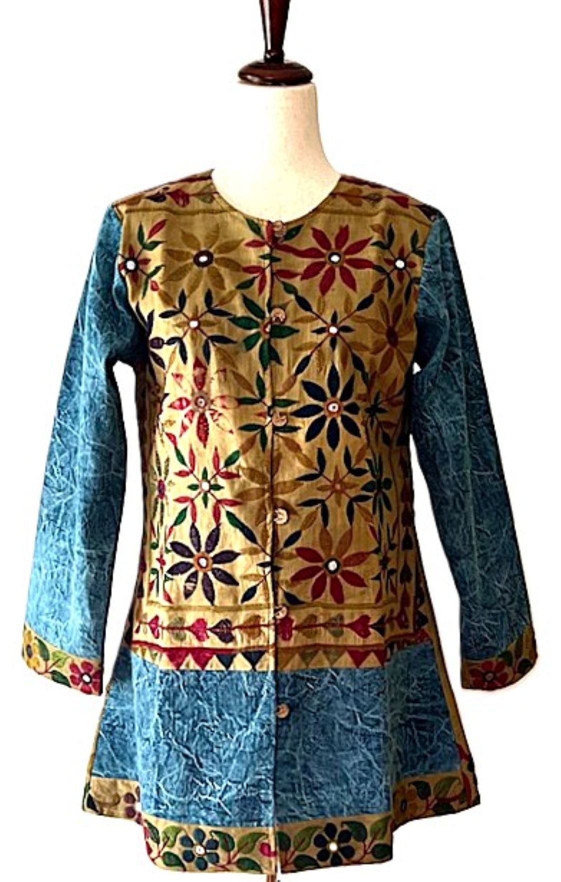 Designer Specialty Tunic Is A Piece Of Art. Only One Available.