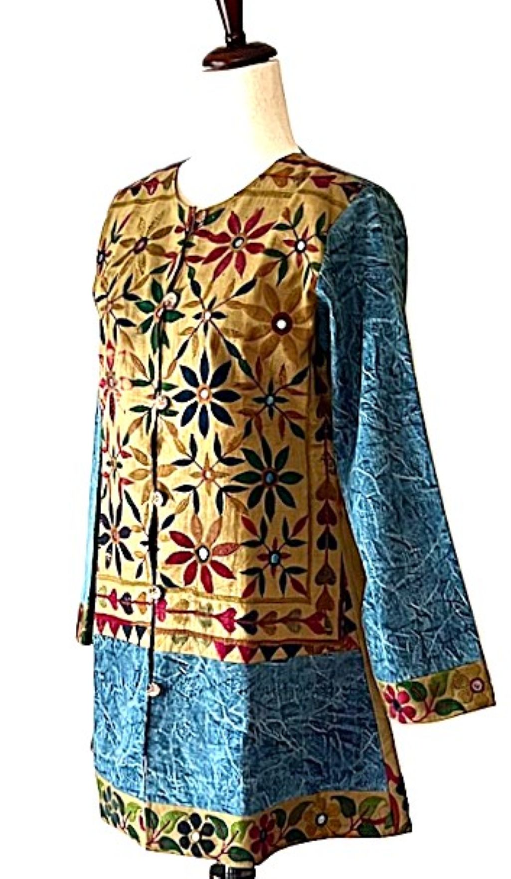 Designer Specialty Tunic Is A Piece Of Art. Only One Available.