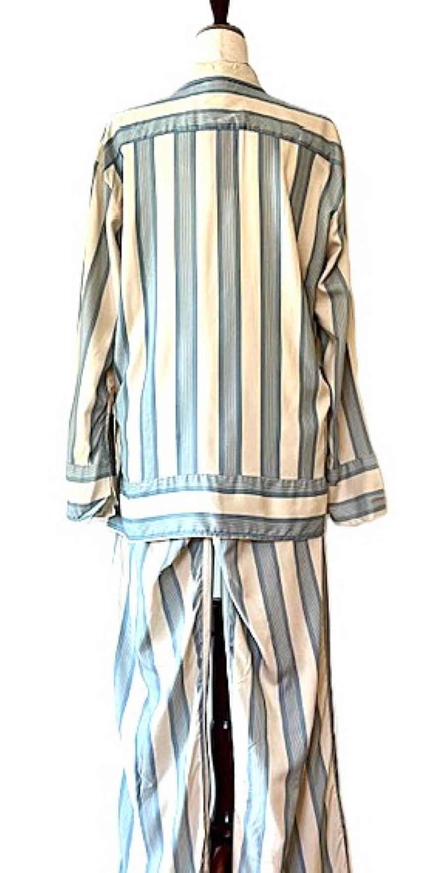 Sophisticated Contemporary Pantsuit. Dreamy Baby Blue Color.