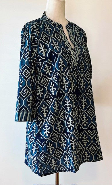 Standout Cotton Kurta Tunic Is A Great Basic (Blue)