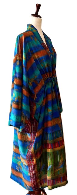 Kantha Bae Silk Dreamweaver Kimono Is A Statement Piece. (New Stripe)