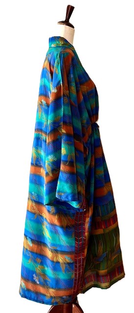 Kantha Bae Silk Dreamweaver Kimono Is A Statement Piece. (New Stripe)