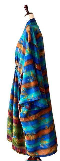 Kantha Bae Silk Dreamweaver Kimono Is A Statement Piece. (New Stripe)