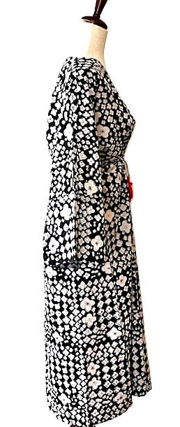 Easy, Breezy Kaftan Dress, Unique (Black White)