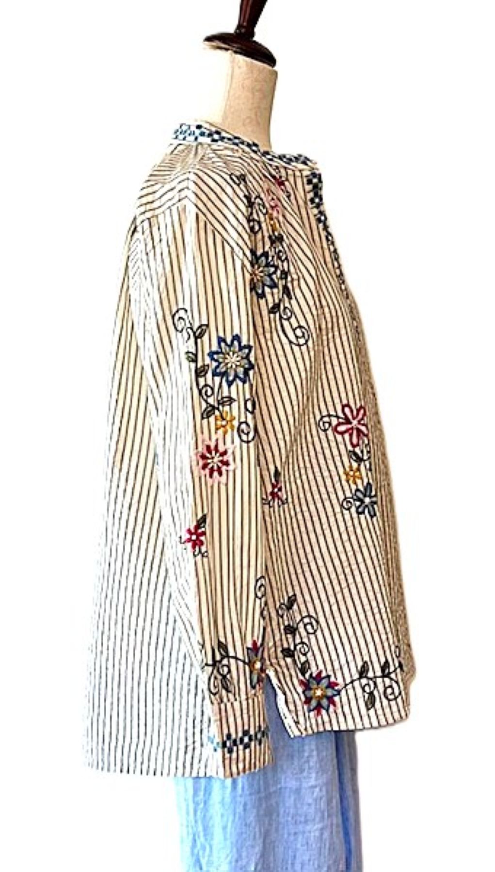 Graceful, Sophisticated Embroidered Tunic Is Gorgeous.