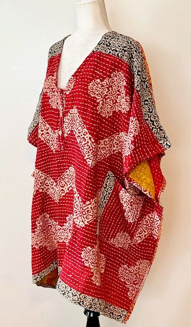 Kantha Bae Mini Muu Tunic (Red)