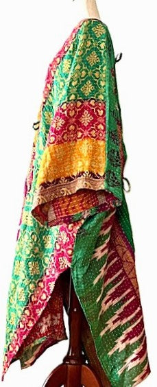 Kantha Bae Moondance Midi Muu (Green Mixed Print)