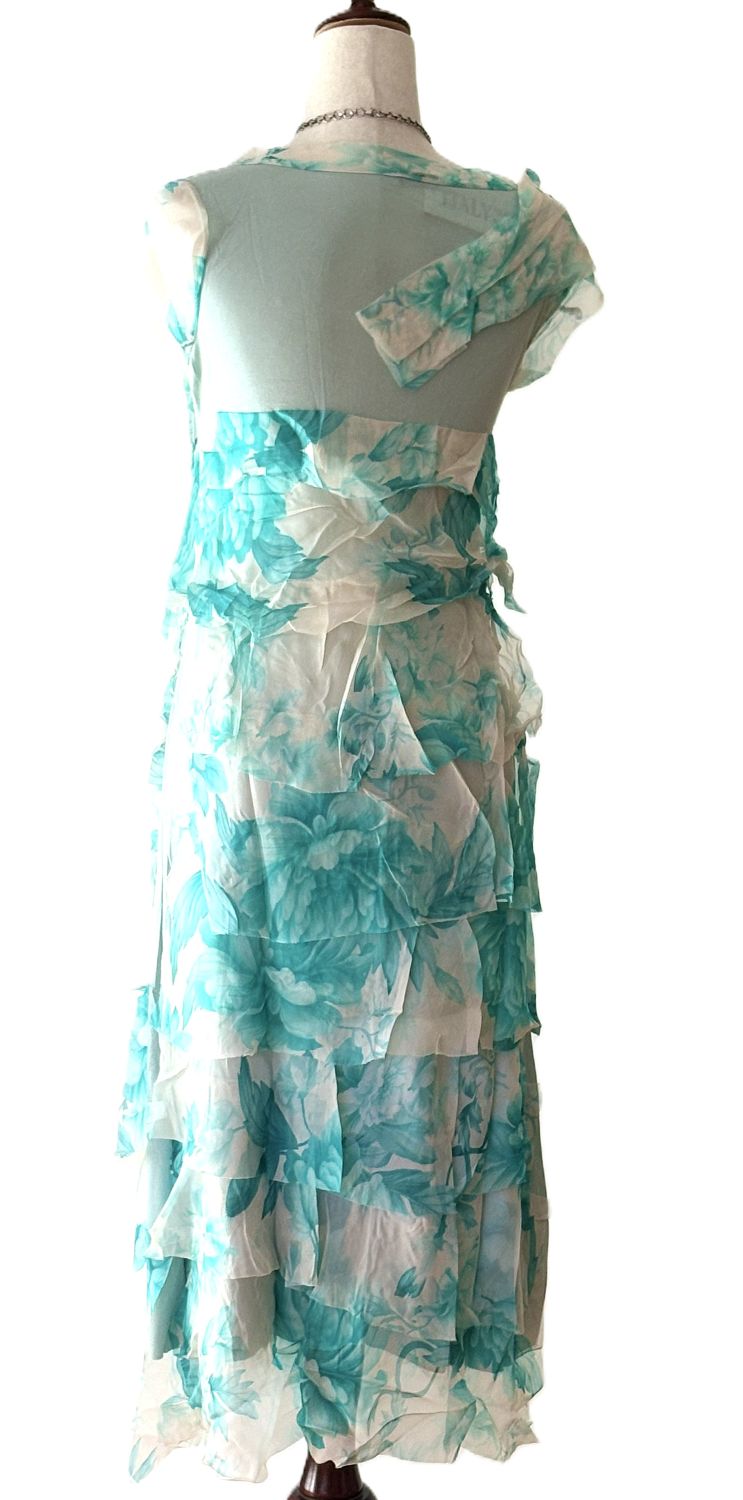 Dresses, Linen and Silk Italian Collection Floral Tiered Short Length (3 Prints)