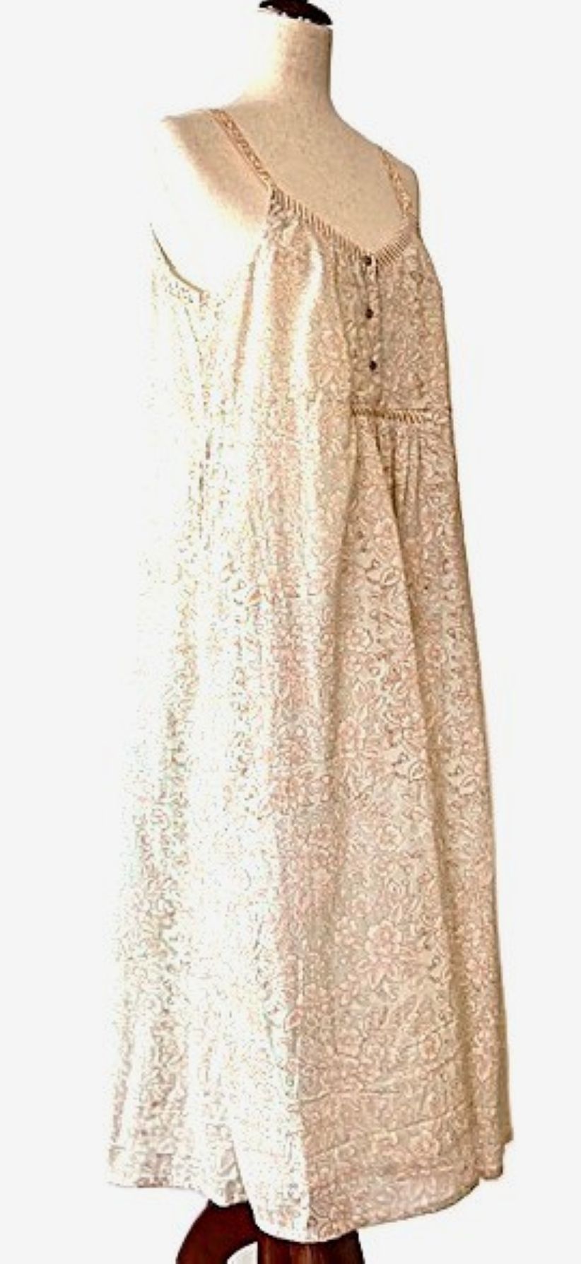 Dresses: Strappy Boho Midi Pastel Block Printed Dress. Feminine.
