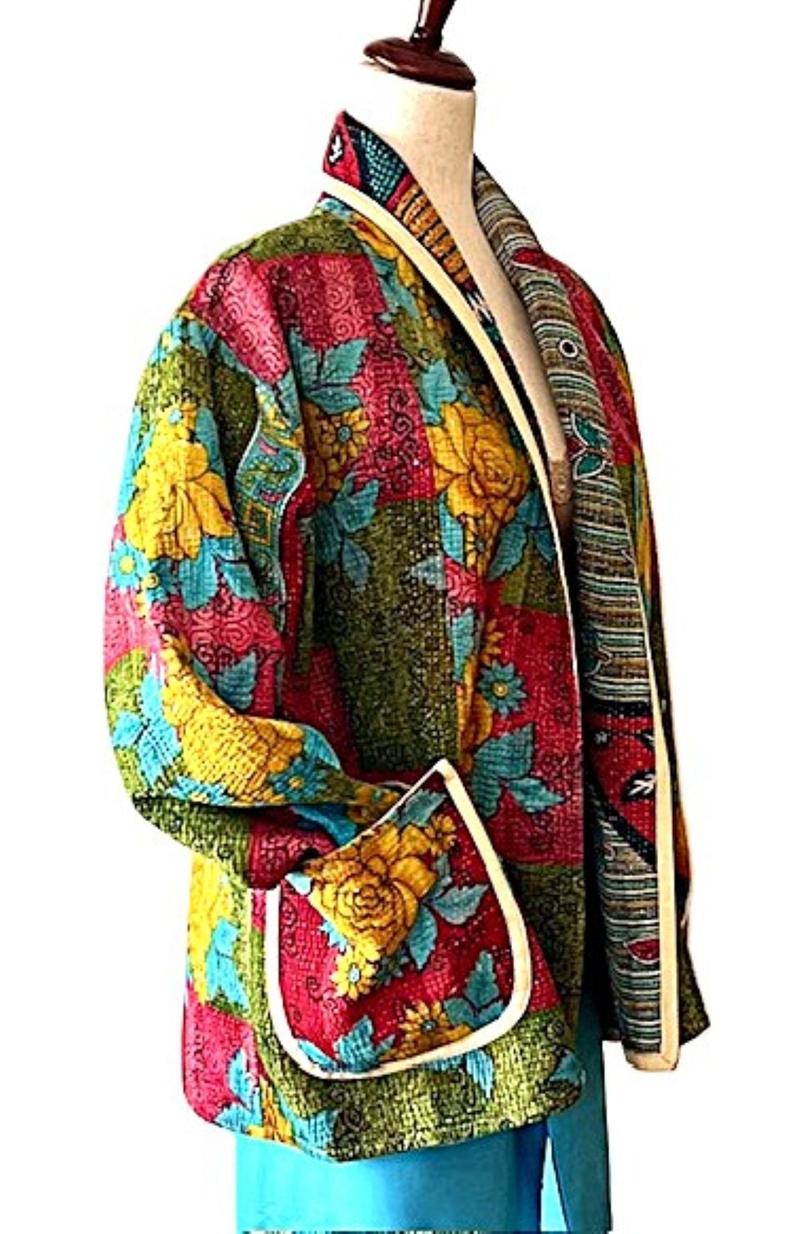 Jacket, Stroller Length Fully Reversible Is Exceptional. (Green Red)