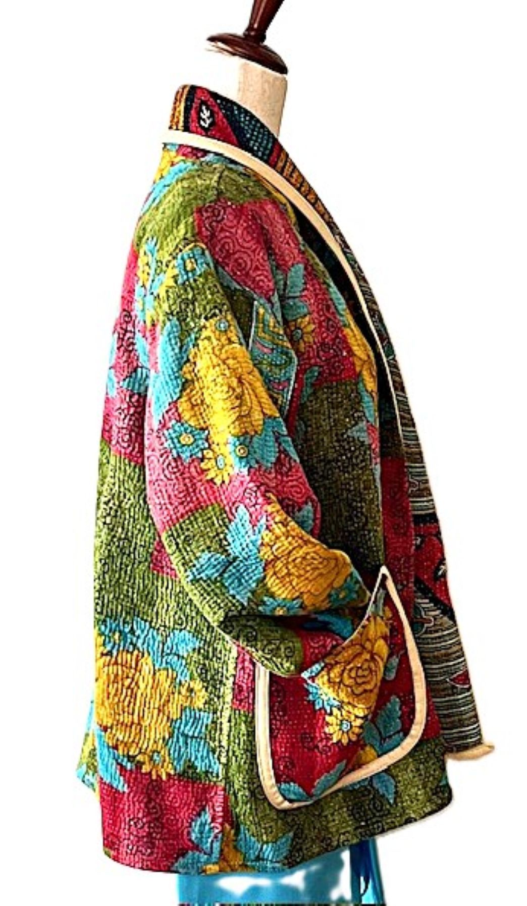 Jacket, Stroller Length Fully Reversible Is Exceptional. (Green Red)
