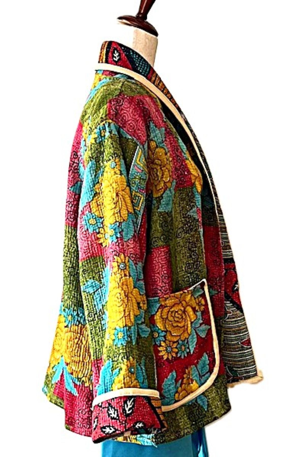 Jacket, Stroller Length Fully Reversible Is Exceptional. (Green Red)