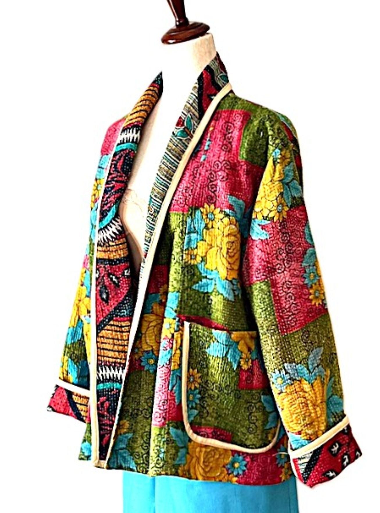 Jacket, Stroller Length Fully Reversible Is Exceptional. (Green Red)
