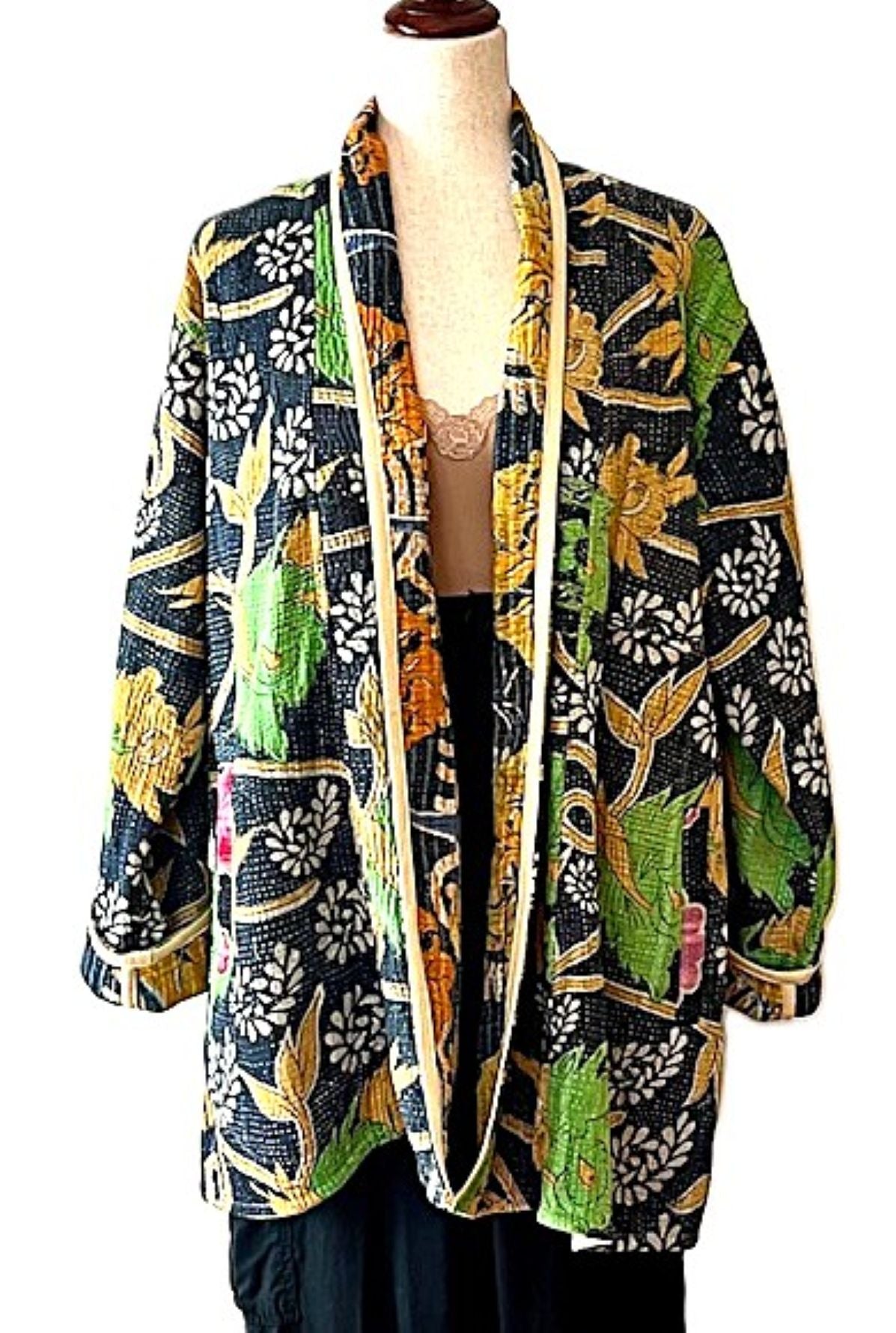 Jacket, Stroller Length Fully Reversible Is Exceptional. (Green Black)