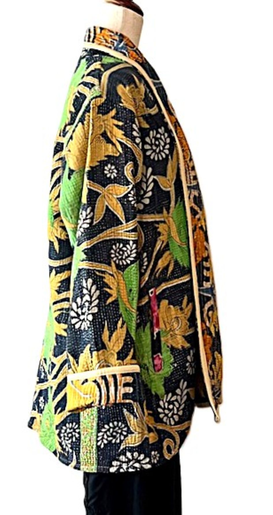 Jacket, Stroller Length Fully Reversible Is Exceptional. (Green Black)