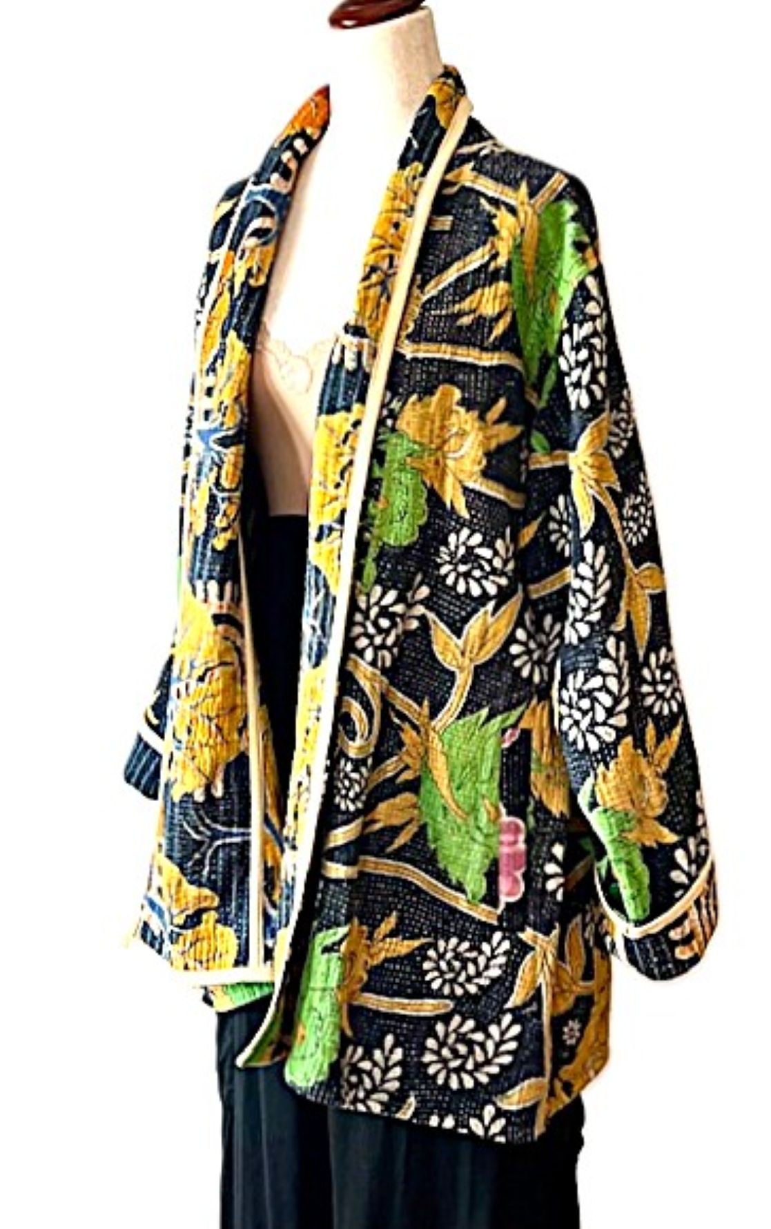 Jacket, Stroller Length Fully Reversible Is Exceptional. (Green Black)