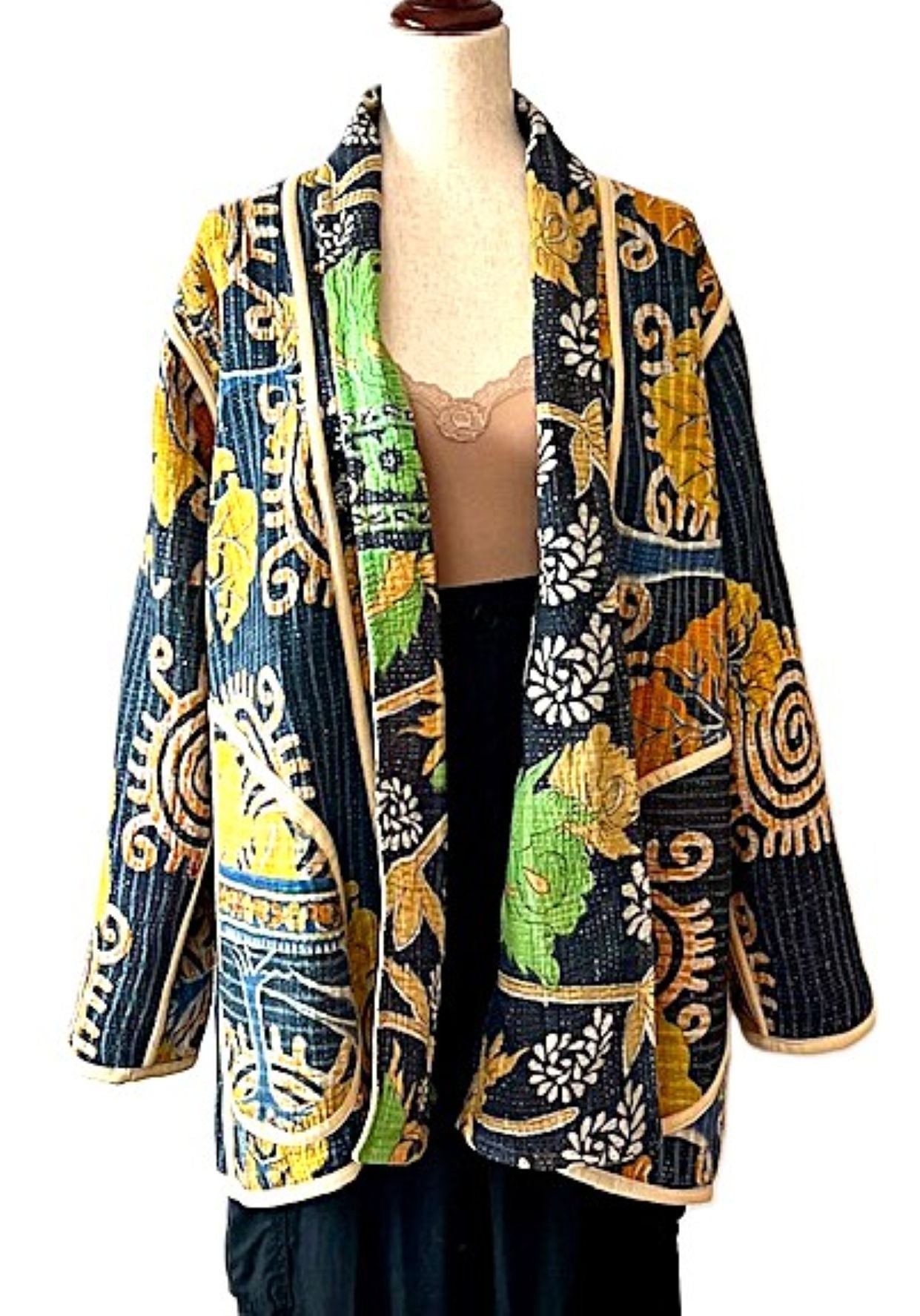 Jacket, Stroller Length Fully Reversible Is Exceptional. (Green Black)