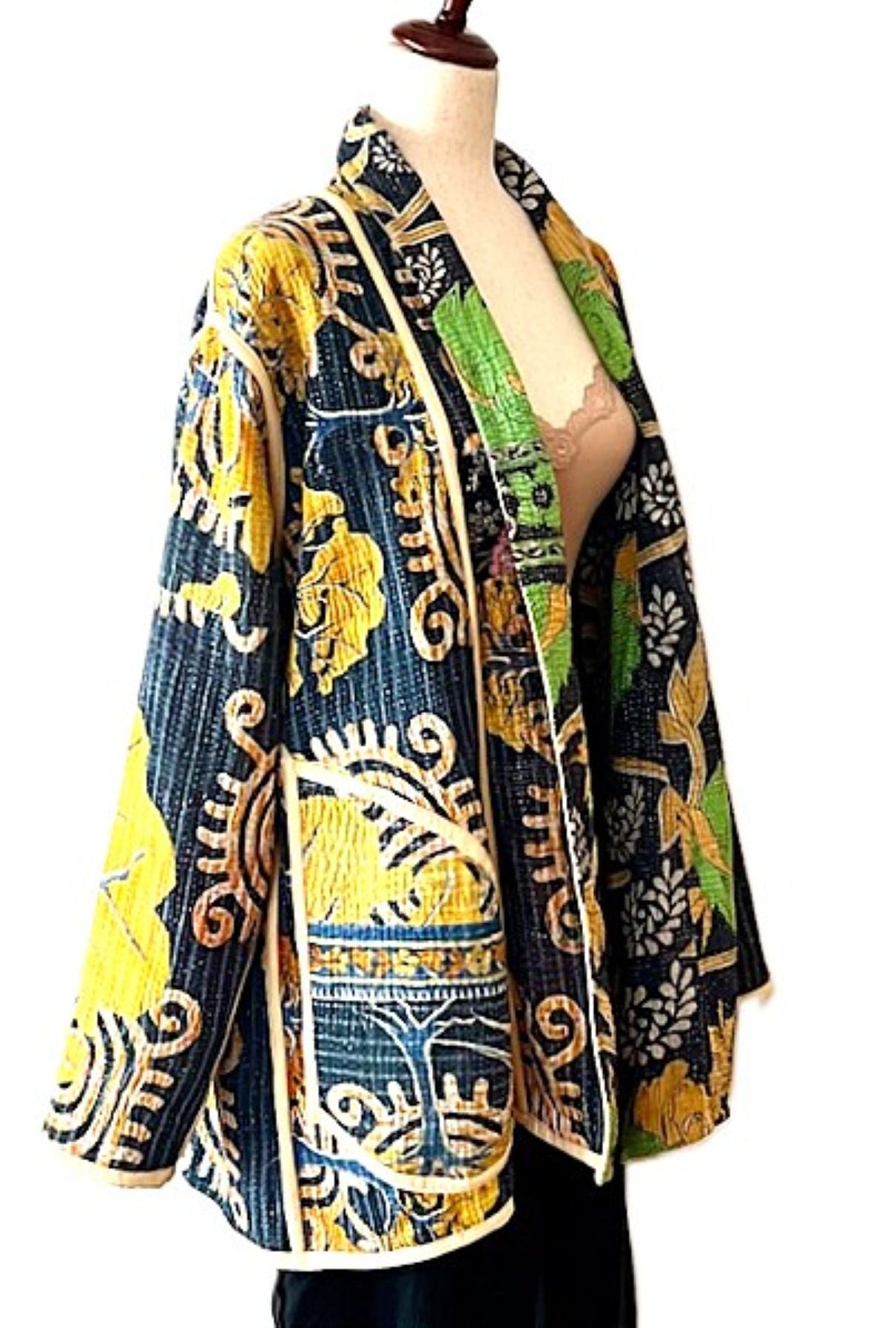 Jacket, Stroller Length Fully Reversible Is Exceptional. (Green Black)