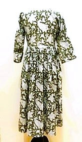 Paisley Block Print Cotton Dress, A Comfortable Basic