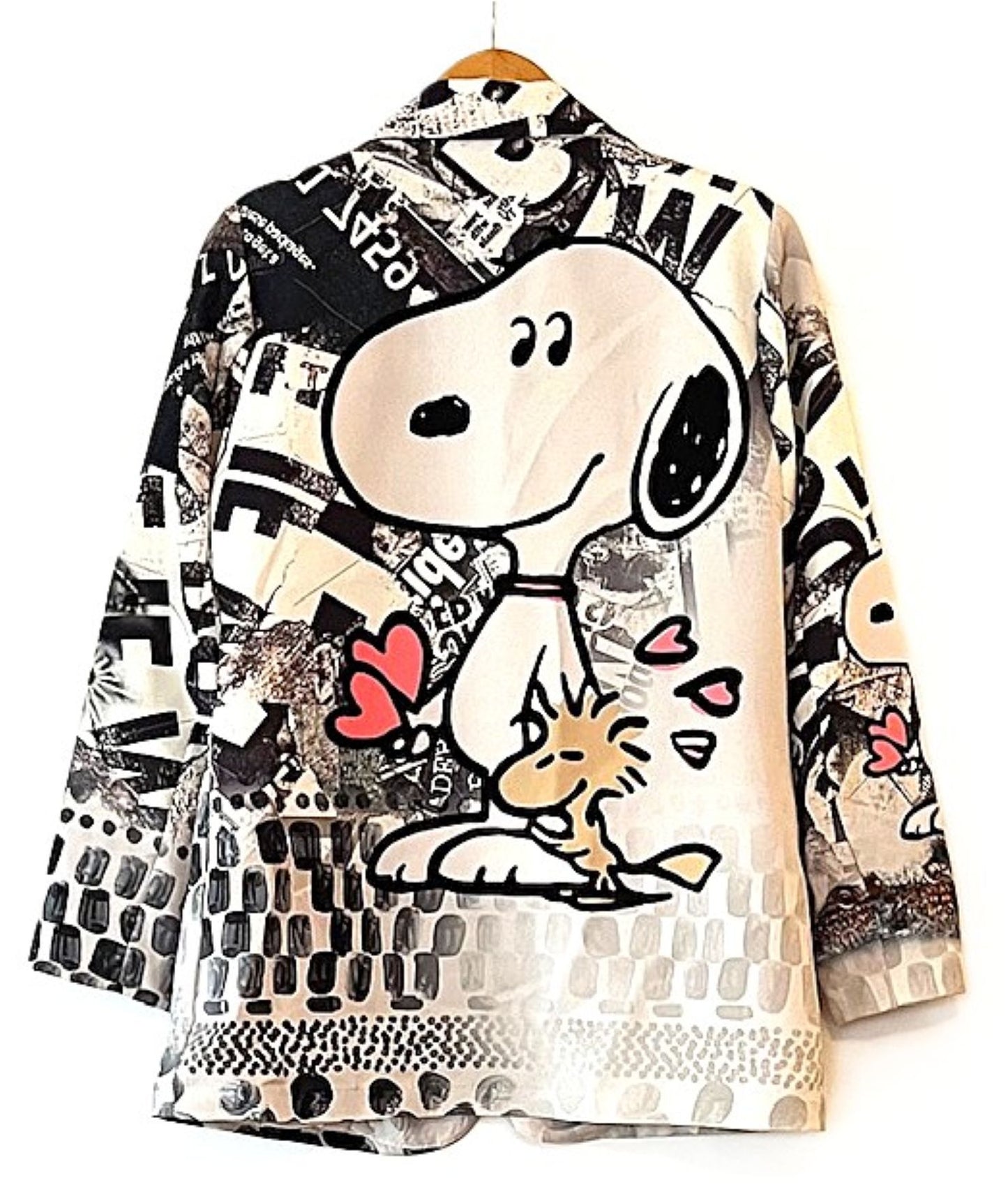 Contemporary One Size Italian "Snoopy" Printed Blazer . Best Seller