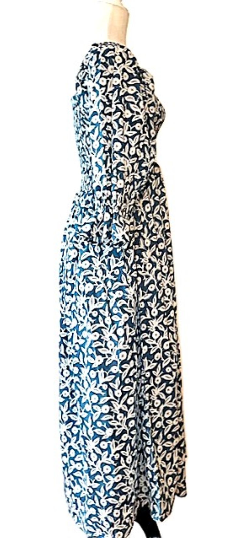 Dresses: Maxi Cotton Smocked Bodice Fits Like A Dream (Navy)