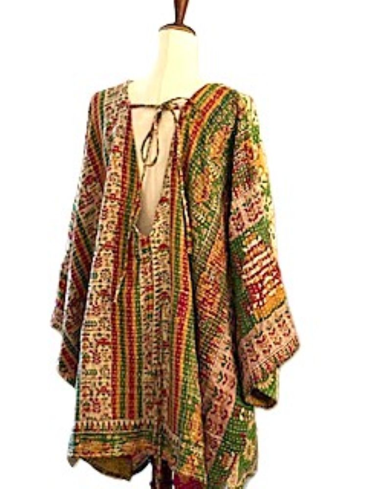 Kantha Bae Shortie Moondance Muu (Green Floral)