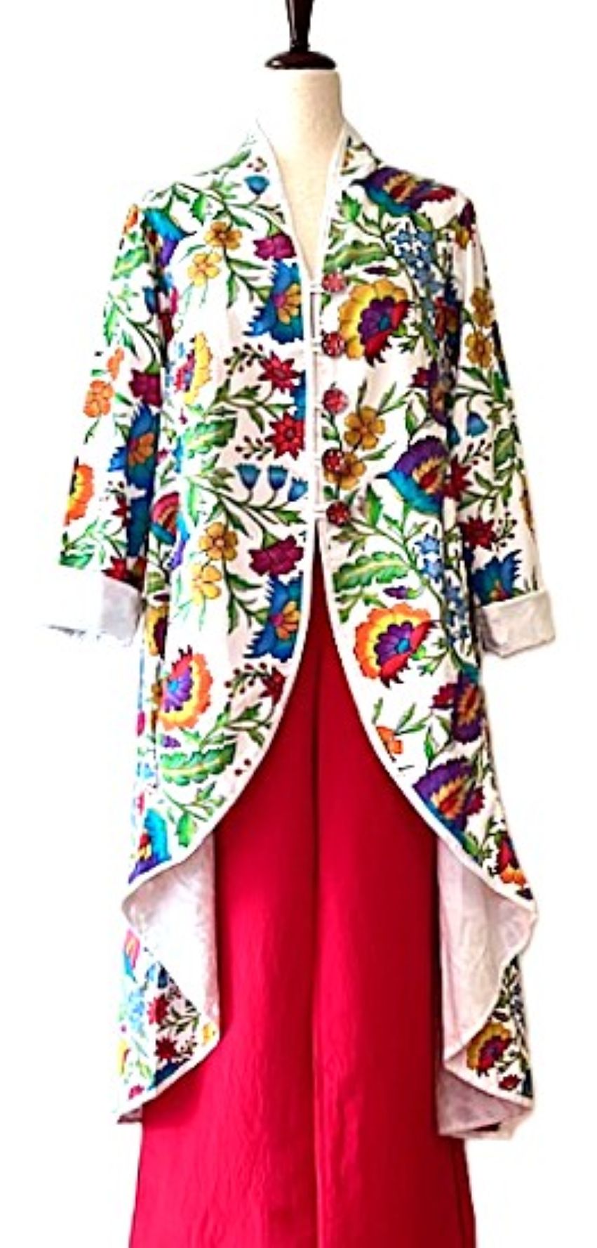 Jackets, Fully Lined Tulip Cut Designer Waist Coat (Frida Kahola)