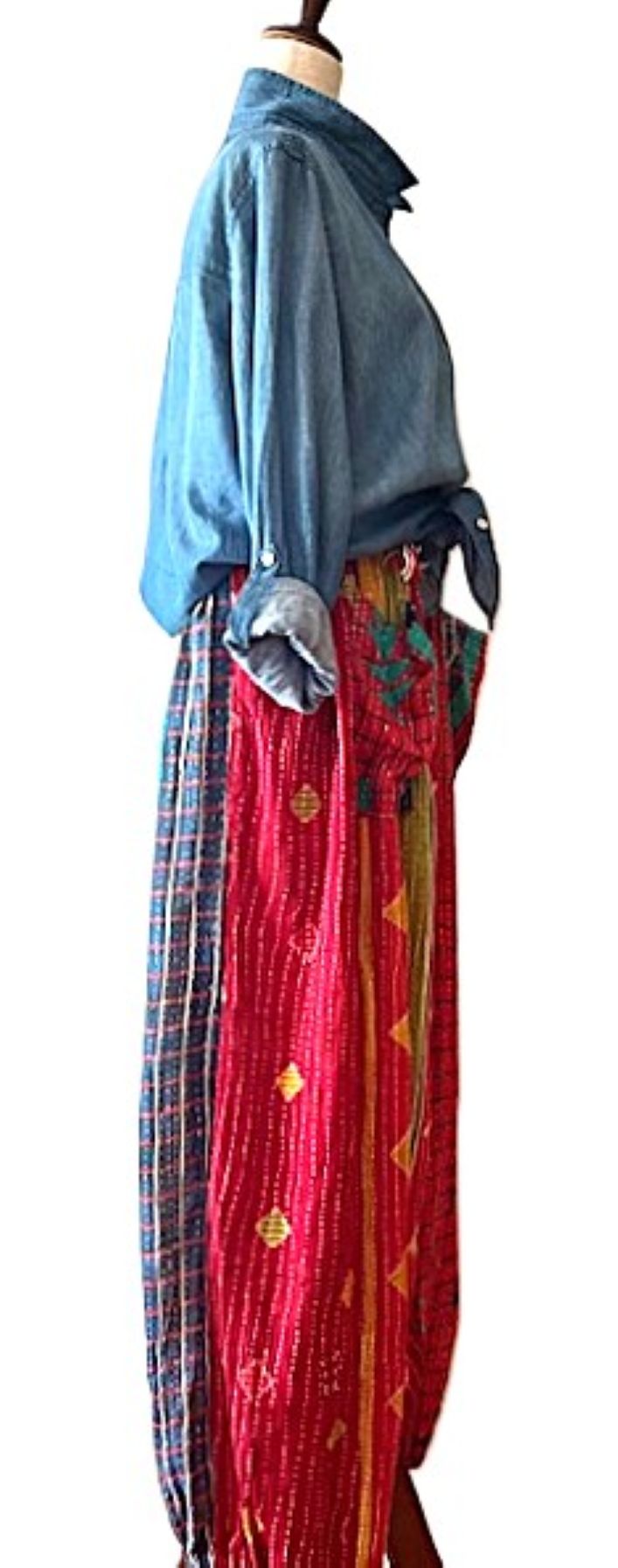 Kantha Bae Cool Kantha Cotton Joggers. Best Seller (Abstract)