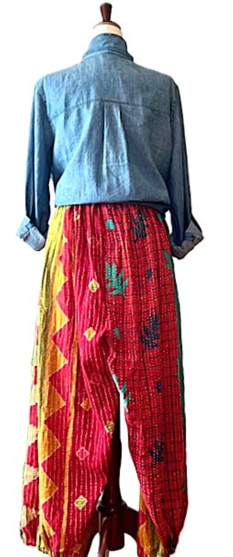 Kantha Bae Cool Kantha Cotton Joggers. Best Seller (Abstract)
