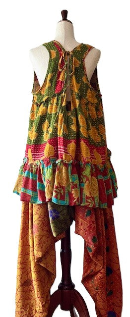 Kantha Bae Duality Everyday Harem Pant. Fully reversible. Mulit