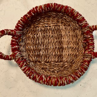 Sari Hogla Serving Baskets In 4 Colors. Beautiful.