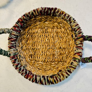 Sari Hogla Serving Baskets In 4 Colors. Beautiful.