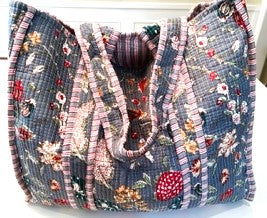 SPECIAL PROMOTION. Cotton Totally Revesible Tote Bags Worth Swooning Over.