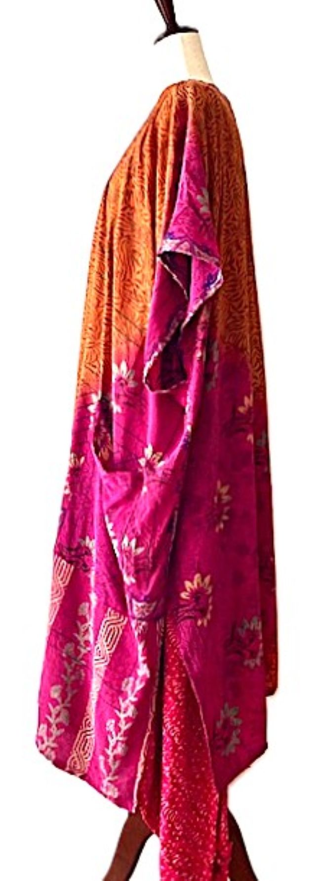 Kantha Bae Silk Solstice Kimono, The Perfect Overwear Layer (Chartreuse)