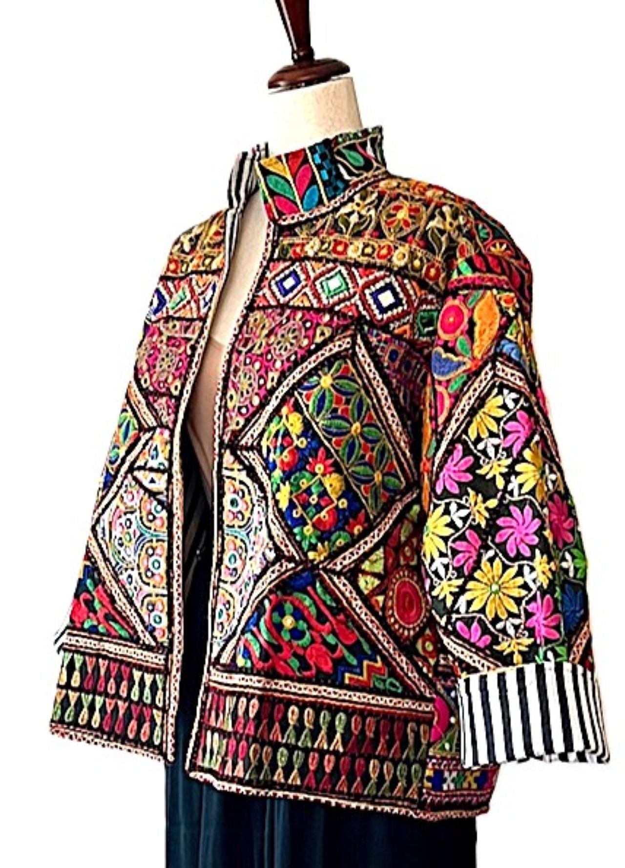 Specialty Collection: Impressive Short Jacket Fully Embroidered And Embellished.